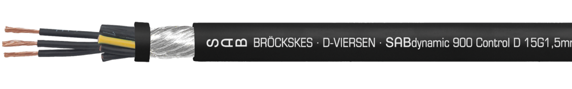 Aufdruck-Beispiel:
SAB BRÖCKSKES · D-VIERSEN · SABdynamic 910 Control 15G1,5mm² cULus AWM Style 21209 AWM I/II A/B 90°C 600V FT1 FT2 0911-1515 CE