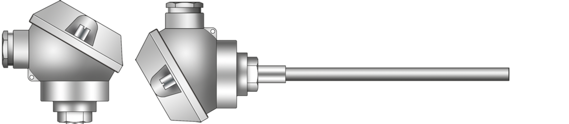 Mantel-Thermoelement mit Anschlusskopf
