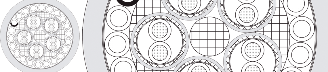 5 x (2 x 0,75 mm²) D + 22 x 0,75 mm²
