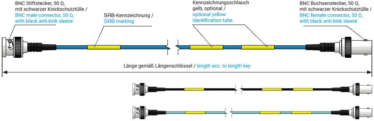 Low-Noise Koaxialkabel